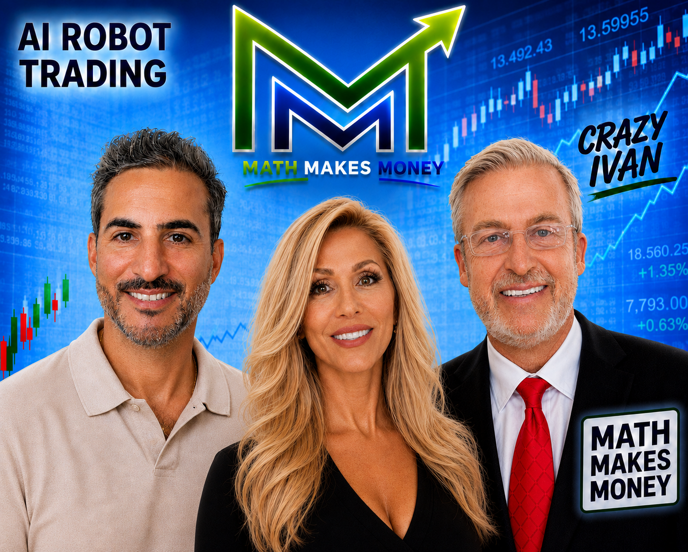 AI Robot Trading &mdash; Nick, Maria & Rob &mdash; Math Makes Money
