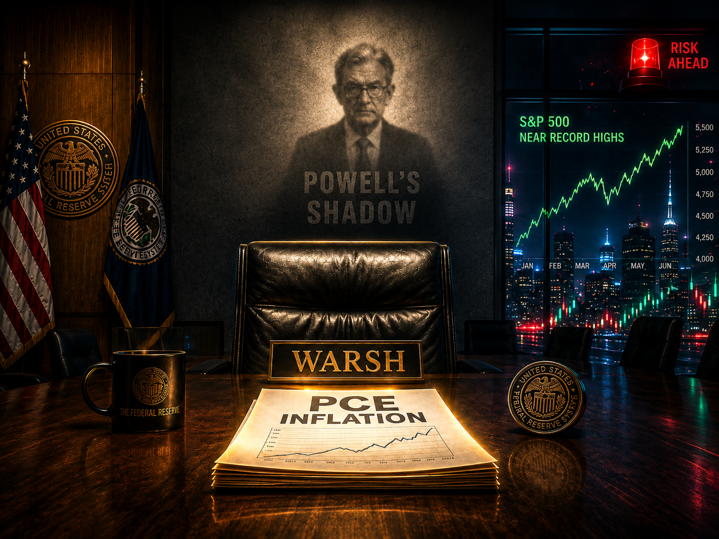 Powell's Shadow &mdash; PCE Inflation &mdash; Warsh &mdash; S&P 500 Near Record Highs